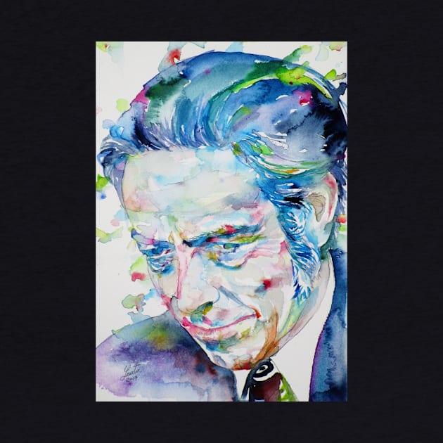 ALAN WATTS watercolor portrait.7 by lautir